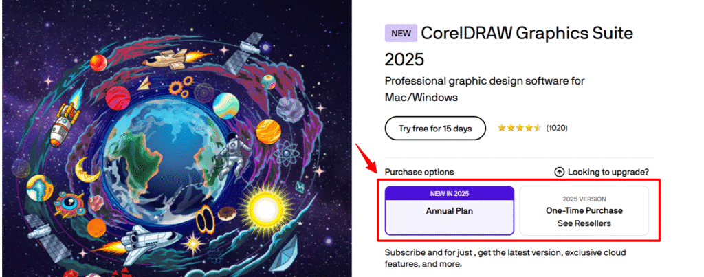 CorelDRAW plans